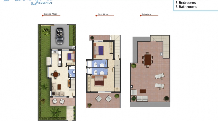 Nueva construcción  - Duplex / Adosado - Ciudad Quesada