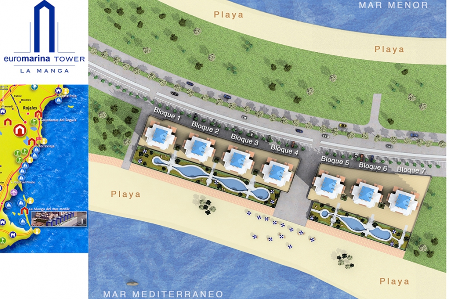 New Build - Apartment/Bungalow - La Manga del Mar Menor