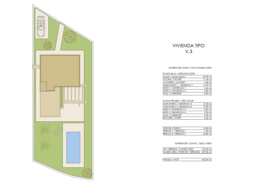 Nueva construcción  - Villa / Semi-adosado - Pilar de la Horadada - Lo Romero Golf