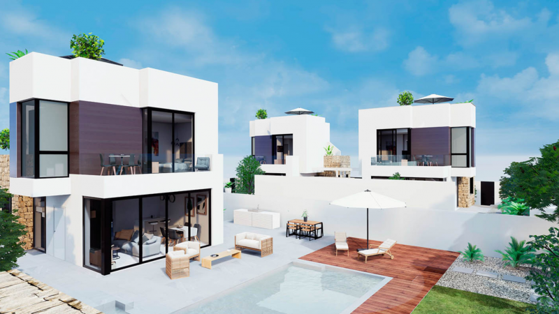 Villa / Semi detached - New Build - Torrevieja  - Torre del Moro