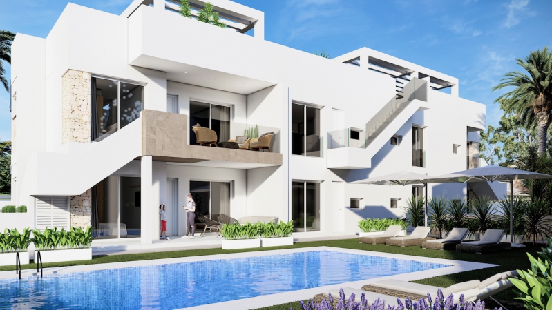 Apartment/Bungalow - New Build - Orihuela Costa - Blue Lagoon