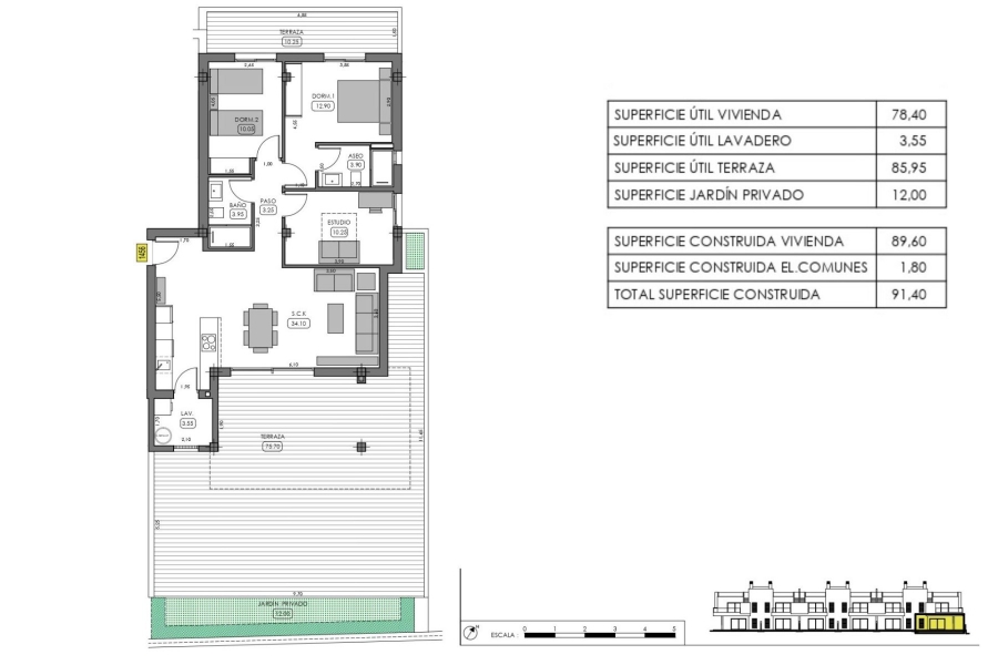 New Build - Apartment/Bungalow - Algorfa - La Finca