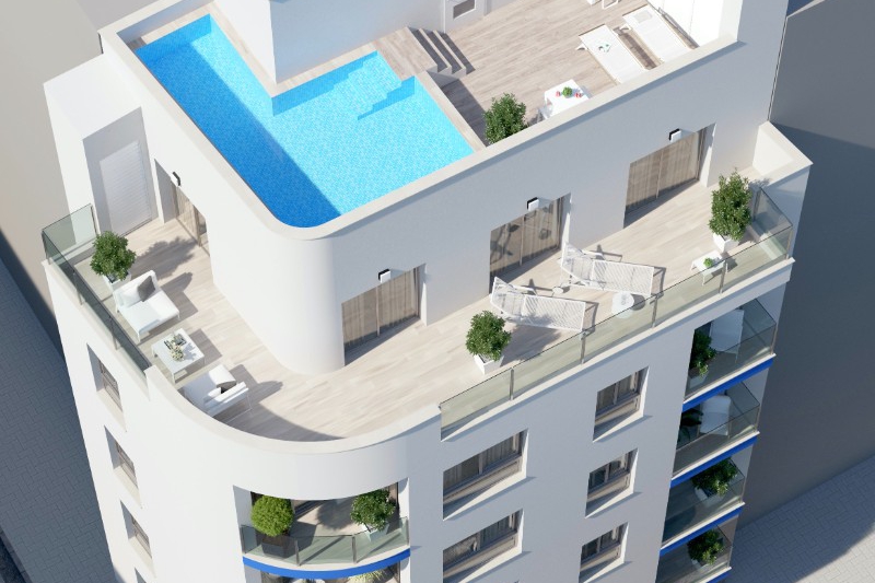 Apartment/Bungalow - New Build - Torrevieja  - Los Locos