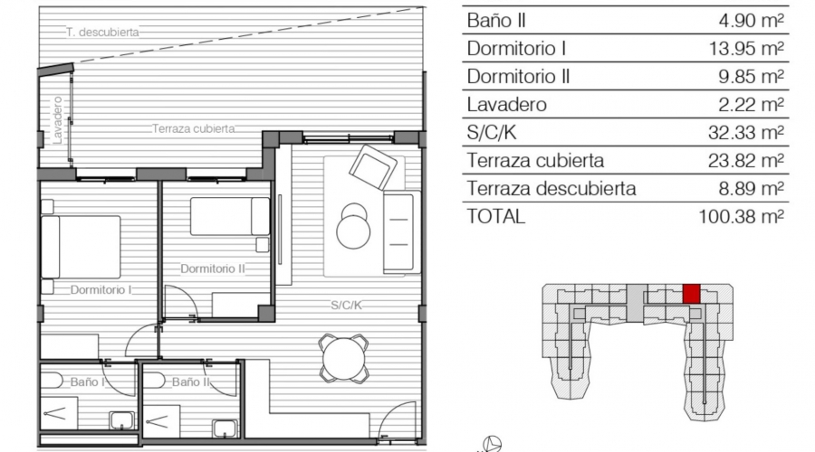 New Build - Apartment/Bungalow - San Miguel de Salinas