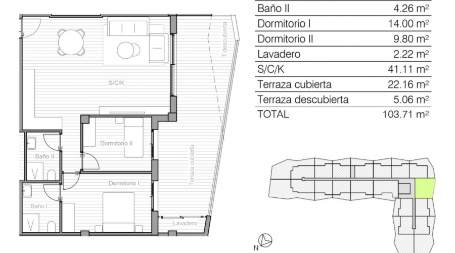 Nyproduktion  - Lägenhet / Bungalow  - San Miguel de Salinas