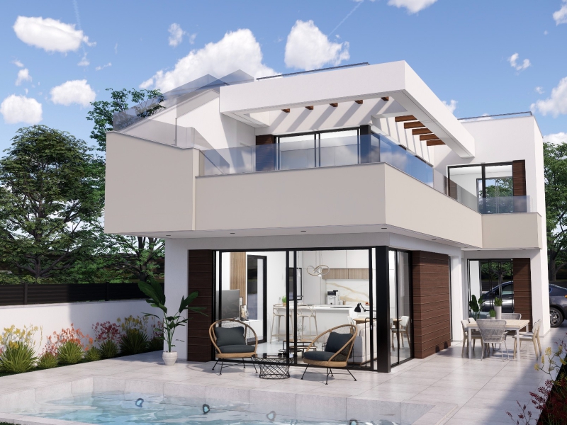 Villa / Semi-adosado - Nueva construcción  - Pilar de la Horadada - EN00639