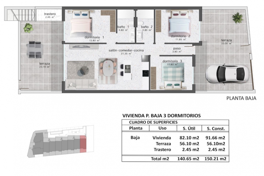 Nueva construcción  - Apartamento/Bungalow - Pilar de la Horadada