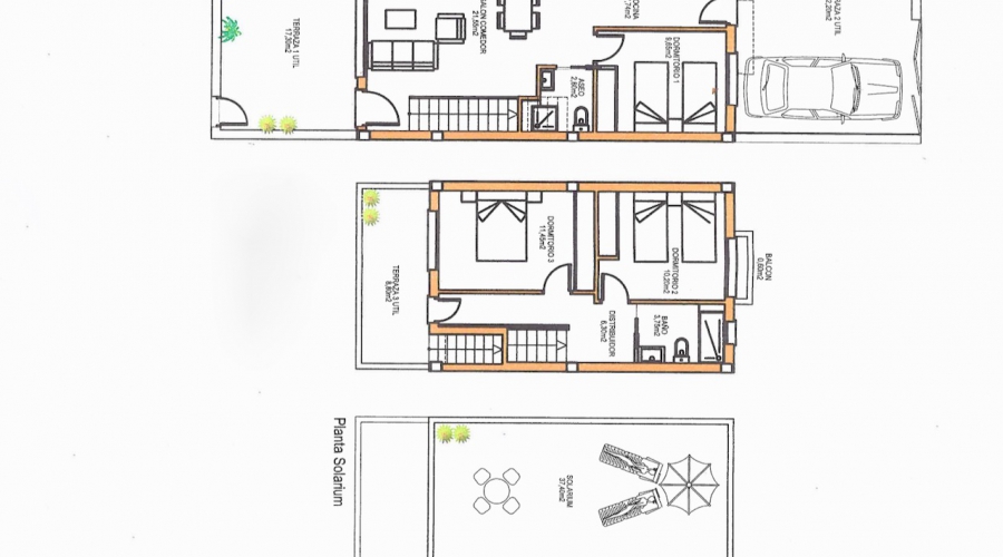 Resale - Townhouse / Duplex - Torrevieja  - Torreta Florida