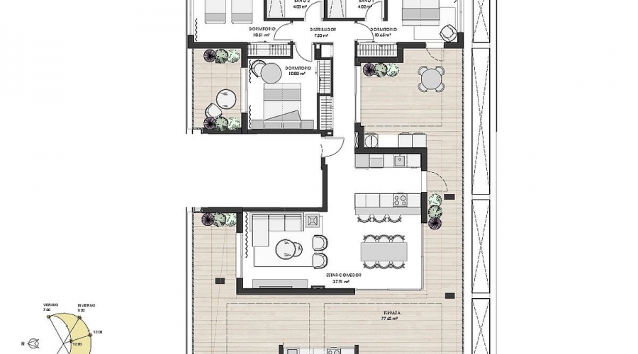 New Build - Apartment/Bungalow - Santa Rosalía
