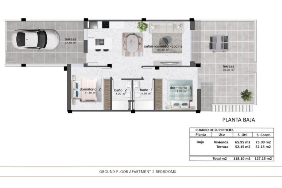 Nueva construcción  - Apartamento/Bungalow - Pilar de la Horadada