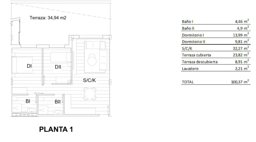 Nueva construcción  - Apartamento/Bungalow - San Miguel de Salinas