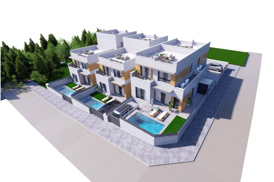 Nowe budownictwo - Willa / Bliźniak - Benijofar