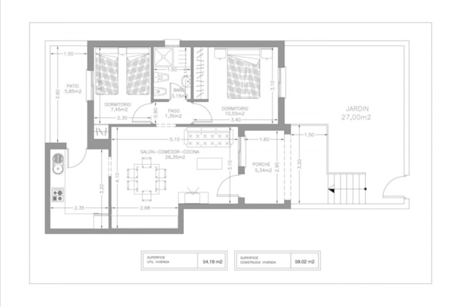 Resale - Lägenhet / Bungalow  - Torrevieja  - Aguas Nuevas