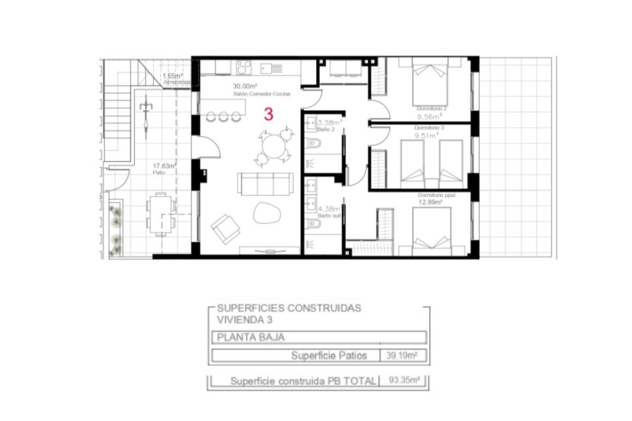 Nybygg - Leilighet/Bungalow - Pilar de la Horadada