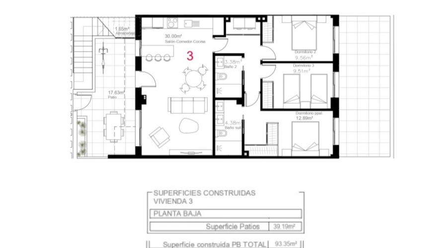 Nybygg - Leilighet/Bungalow - Pilar de la Horadada