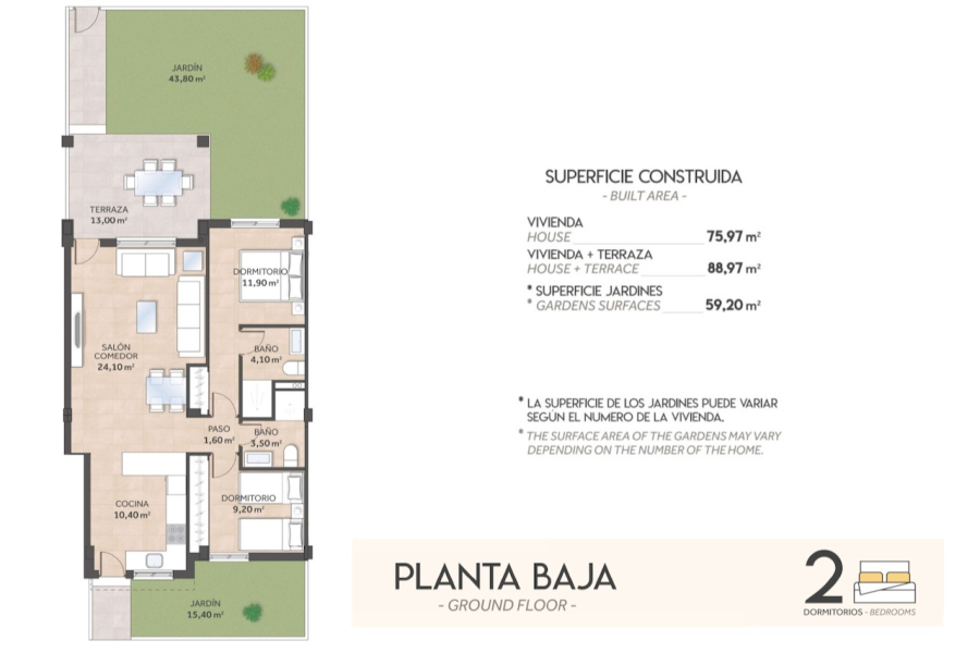 New Build - Apartment/Bungalow - San Miguel de Salinas