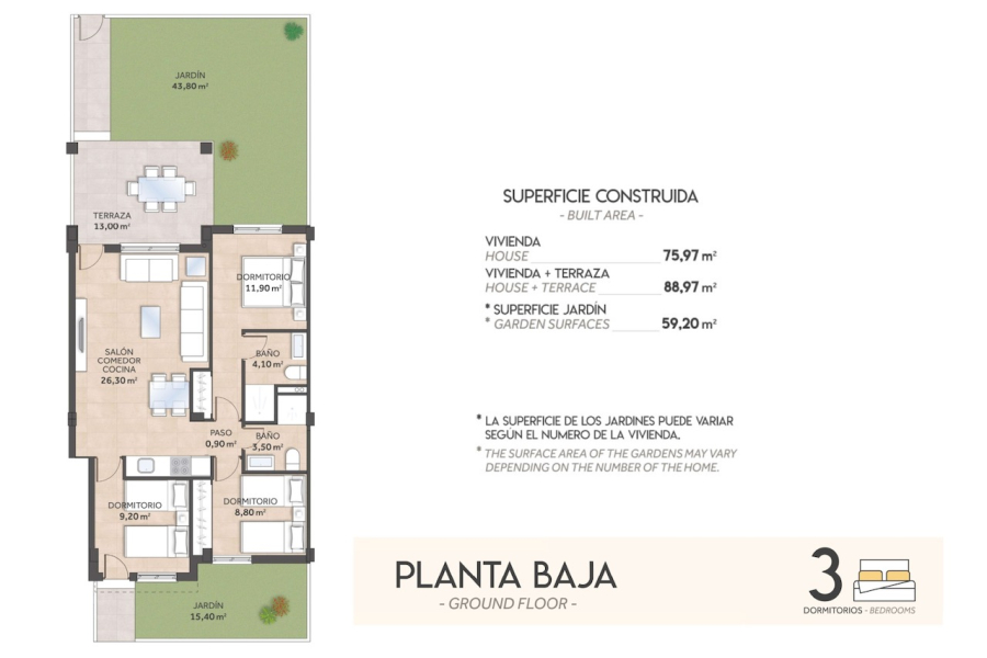 New Build - Apartment/Bungalow - San Miguel de Salinas