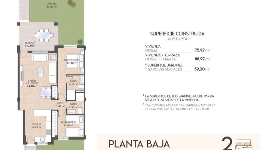 New Build - Apartment/Bungalow - San Miguel de Salinas