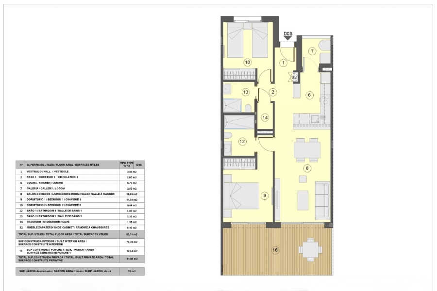 New Build - Apartment/Bungalow - Torrevieja  - Los Balcones