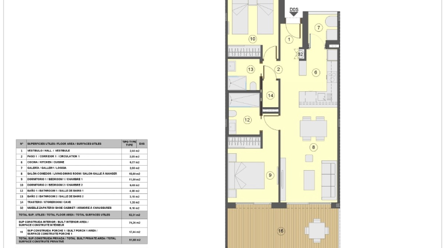 New Build - Apartment/Bungalow - Torrevieja  - Los Balcones