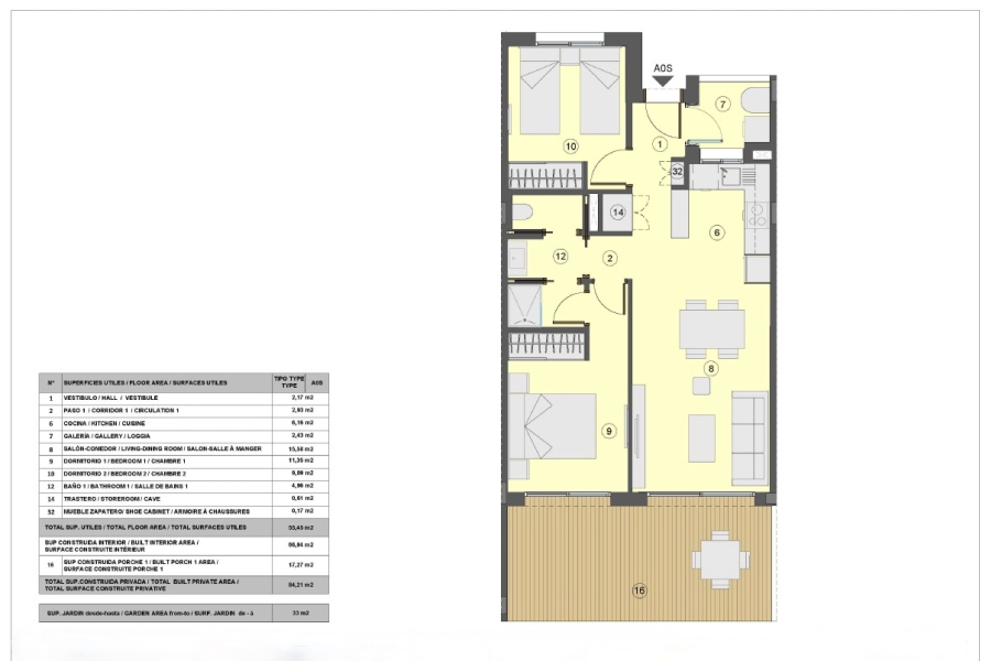 New Build - Apartment/Bungalow - Torrevieja  - Los Balcones