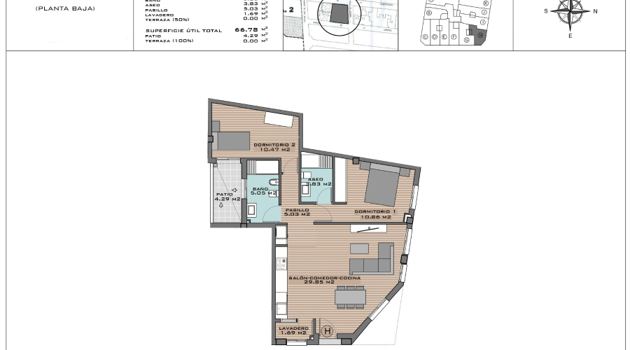 Nybygg - Leilighet/Bungalow - Algorfa