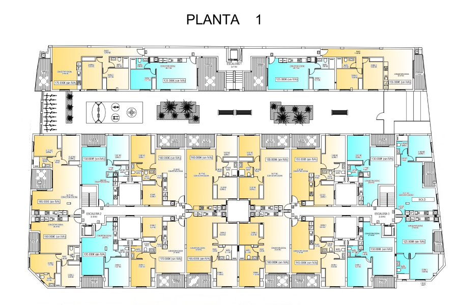 Nybygg - Leilighet/Bungalow - San Miguel de Salinas