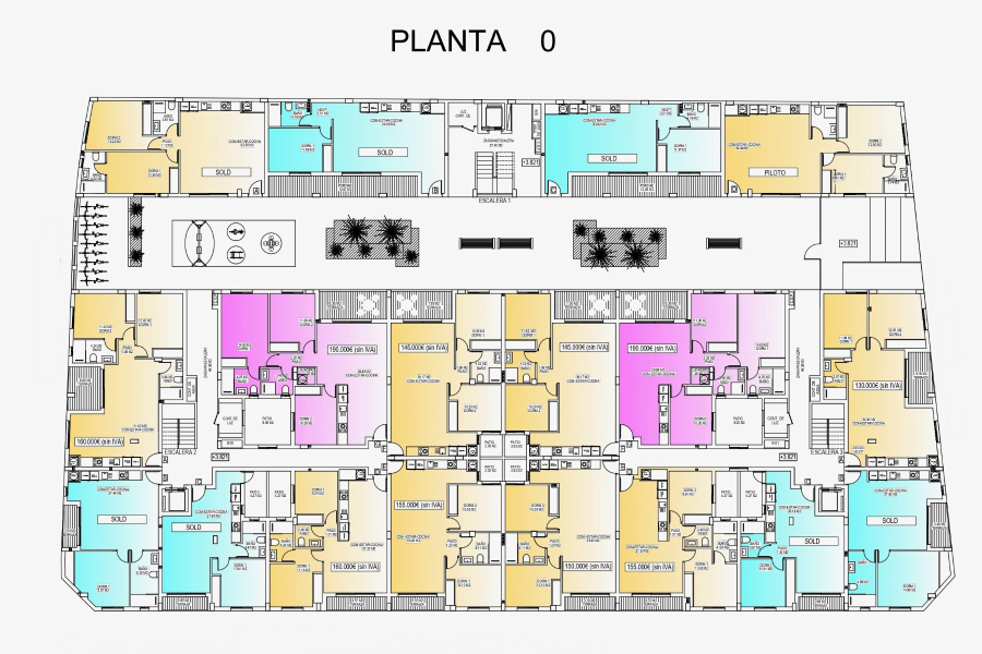 Nybygg - Leilighet/Bungalow - San Miguel de Salinas