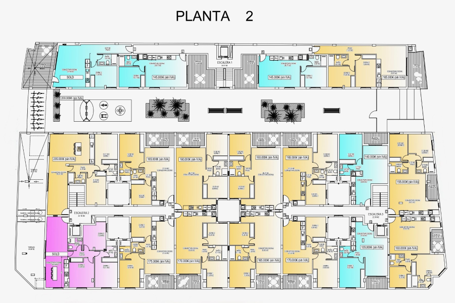 Nybygg - Leilighet/Bungalow - San Miguel de Salinas