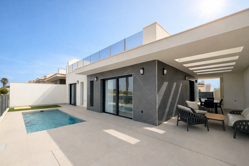 Villa / Semi detached - New Build - Torrevieja  - Aguas Nuevas