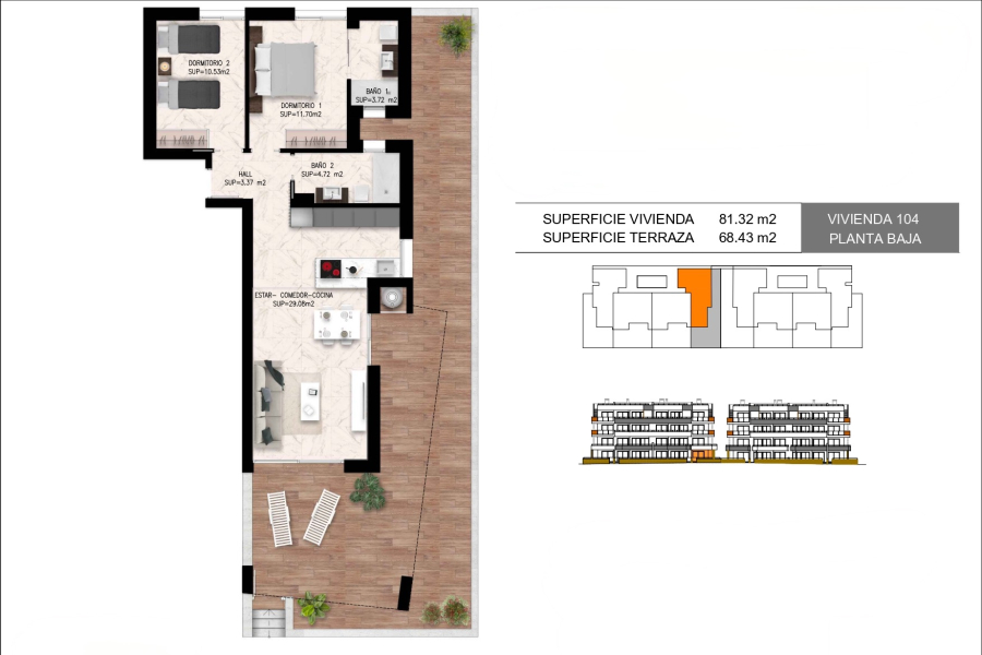 Nueva construcción  - Apartamento/Bungalow - Torrevieja  - La Hoya