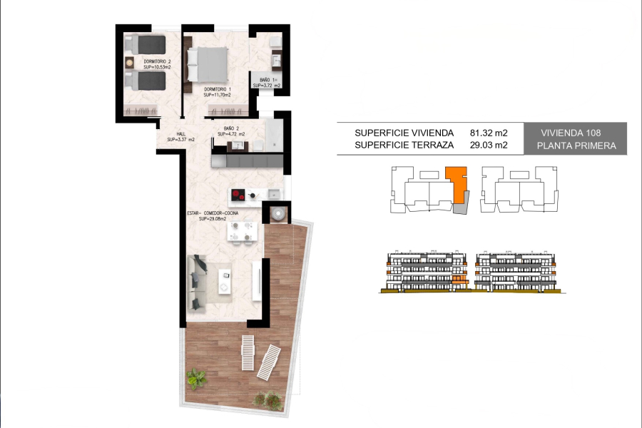 Nueva construcción  - Apartamento/Bungalow - Torrevieja  - La Hoya