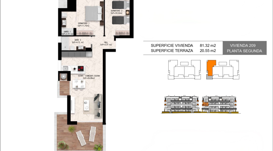 Nueva construcción  - Apartamento/Bungalow - Torrevieja  - La Hoya