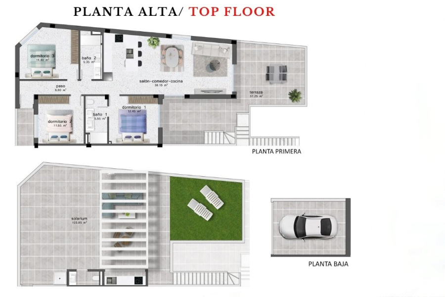 Nybygg - Leilighet/Bungalow - Pilar de la Horadada