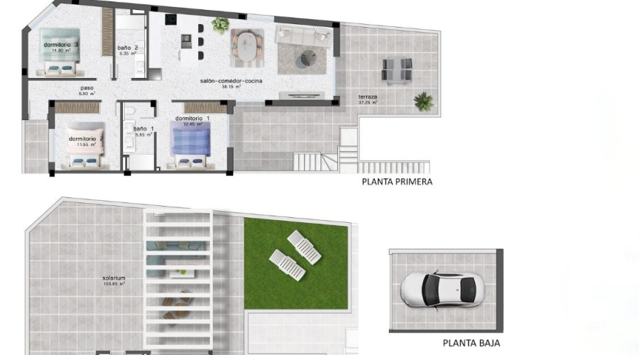 Nybygg - Leilighet/Bungalow - Pilar de la Horadada