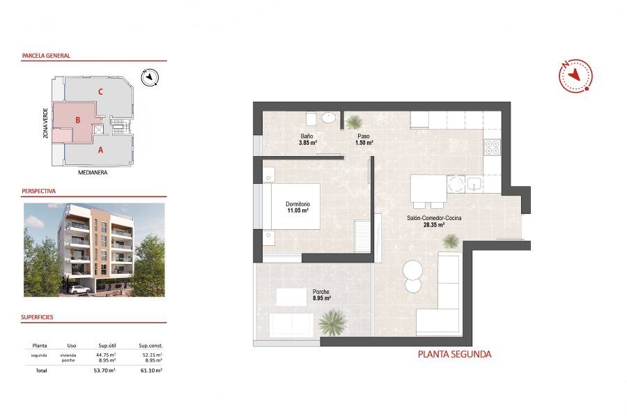 New Build - Apartment/Bungalow - San Pedro del Pinatar - Centro