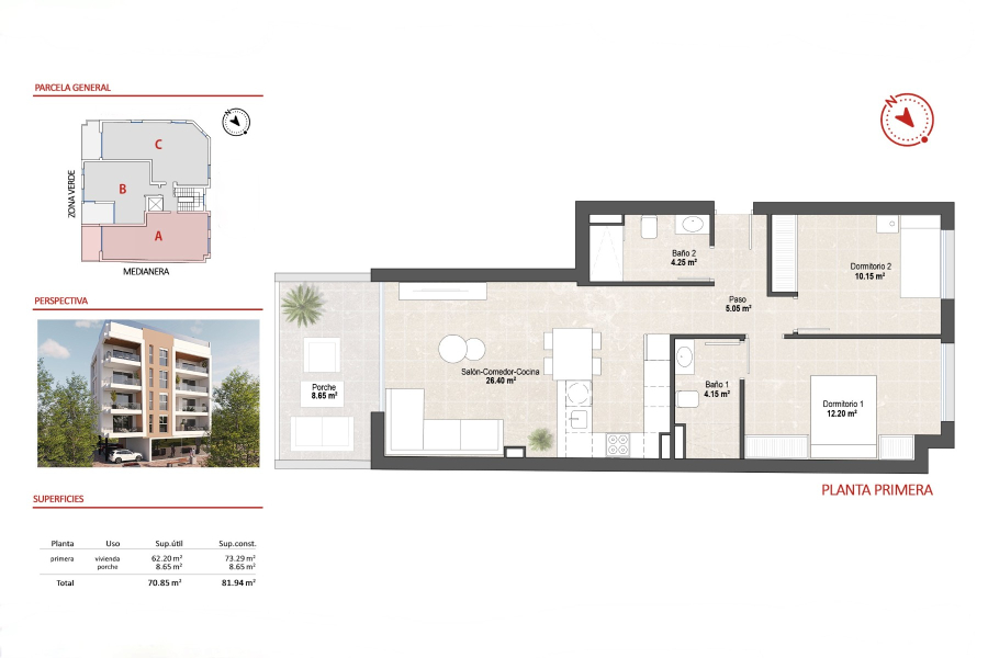 New Build - Apartment/Bungalow - San Pedro del Pinatar - Centro
