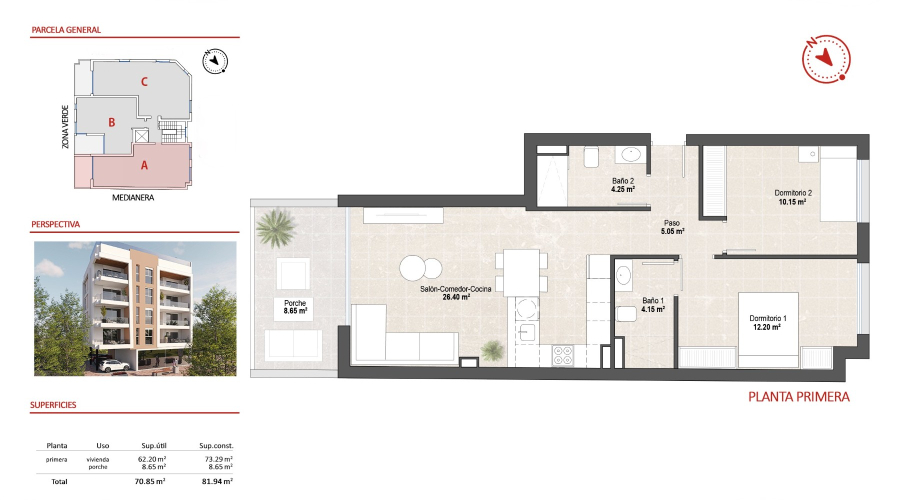 New Build - Apartment/Bungalow - San Pedro del Pinatar - Centro