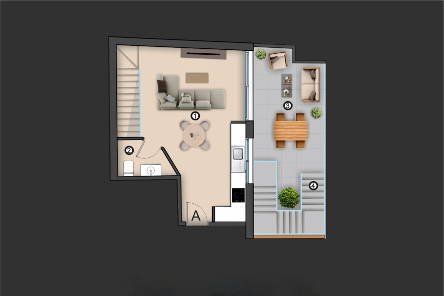 Jaunbūve - Dzīvoklis/Bungalo - Torrevieja  - Center