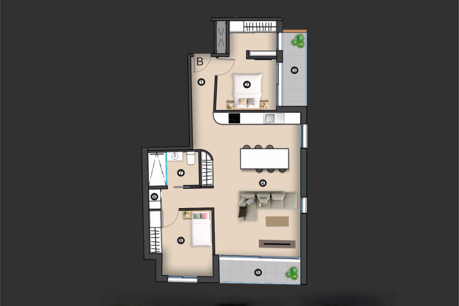 Jaunbūve - Dzīvoklis/Bungalo - Torrevieja  - Center
