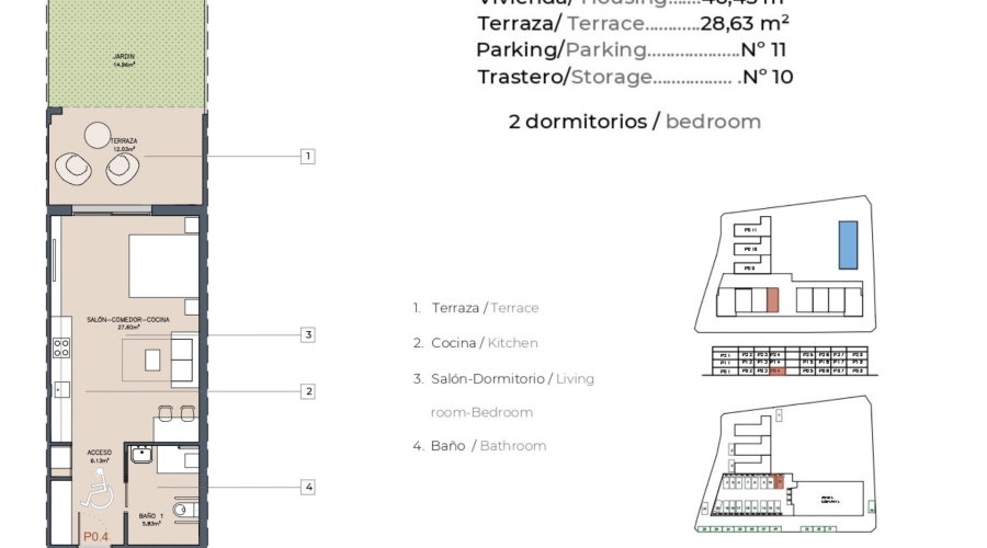 Nueva construcción  - Apartamento/Bungalow - Torrevieja  - La Rosaleda - Los Frutales
